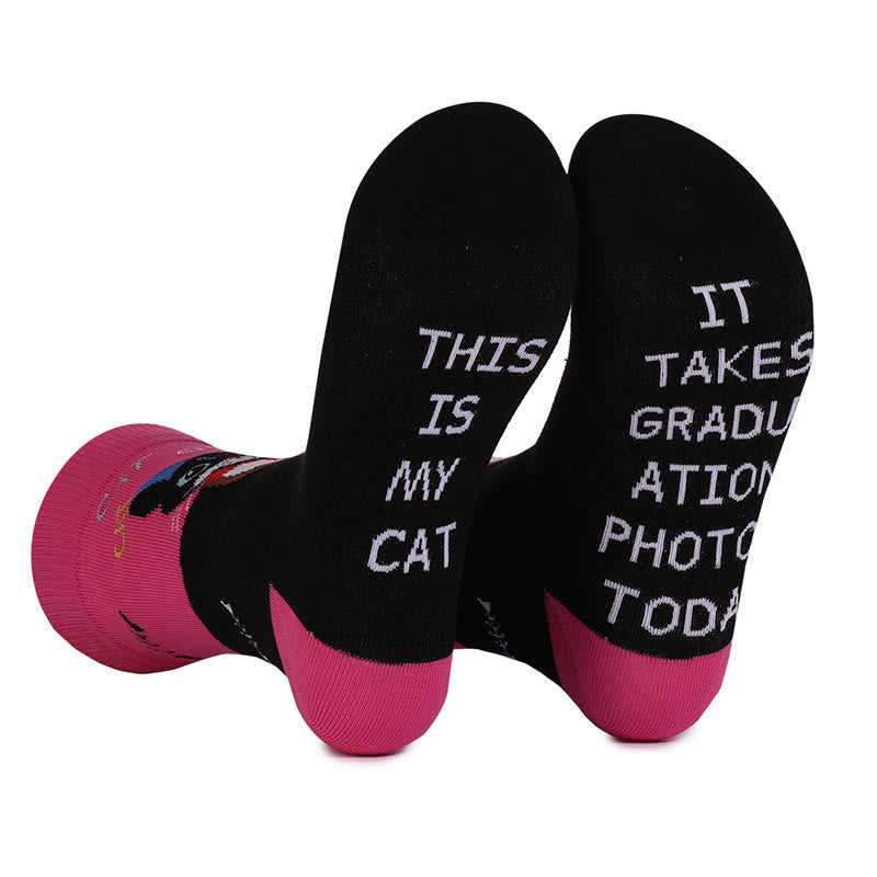 Viertelsocken der Katzen-Hunde-Serie in Übergröße (4 Paar) - image 12