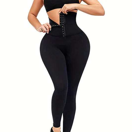 Zweireihige Fitness-Shaping-Hose mit Korsett