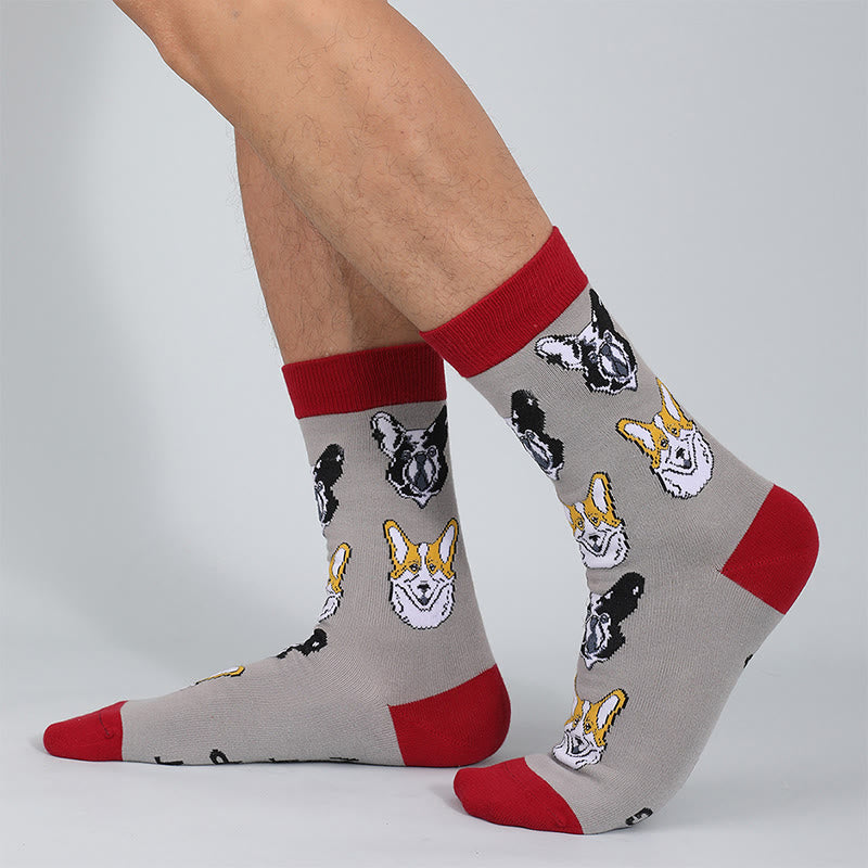 Brillenkatzen-Viertel-Socken (5 Paar) - image 3