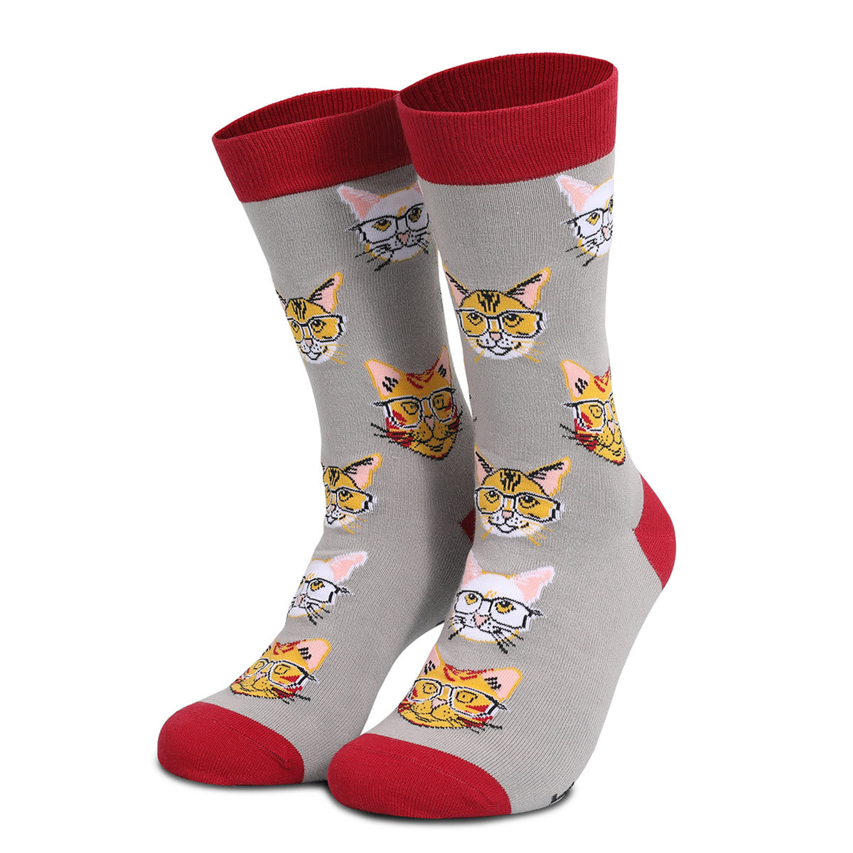 Brillenkatzen-Viertel-Socken (5 Paar) - image 14
