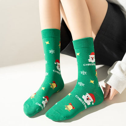 Grüne Weihnachtsviertelsocken in Übergröße (3 Paar) - image 6