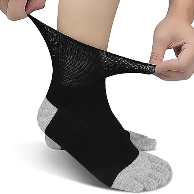 Diabetiker-Viertel-Ausrichtungsstrümpfe - Schwarz - EU41.5-46 (US8-12) - image 1