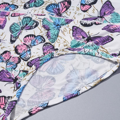 Slips mit hoher Taille und Schmetterlingsdruck (4er-Pack) - image 3