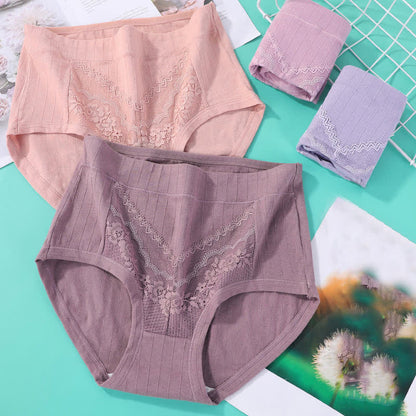 Weiche, atmungsaktive Höschen mit hoher Taille in Übergröße (3er-Pack)