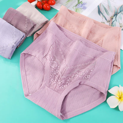 Weiche, atmungsaktive Höschen mit hoher Taille in Übergröße (3er-Pack)