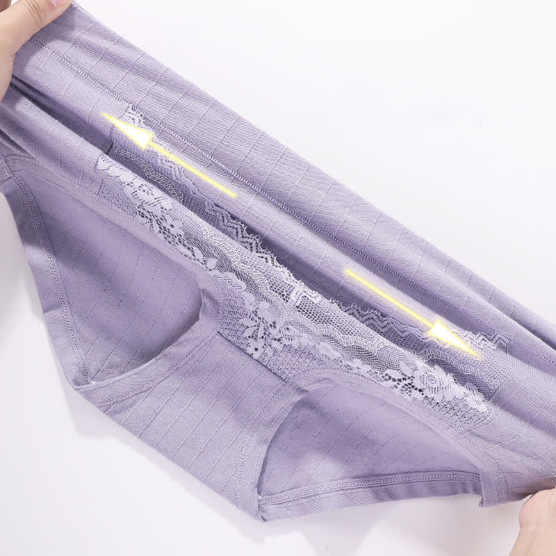 Weiche, atmungsaktive Höschen mit hoher Taille in Übergröße (3er-Pack)