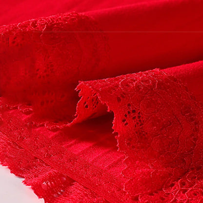 Atmungsaktive Slips aus Baumwollspitze mit hoher Taille in Übergröße (3er-Pack)