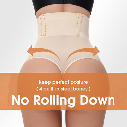 Dünner Crossover-String aus formendem Netzstoff mit hoher Taille