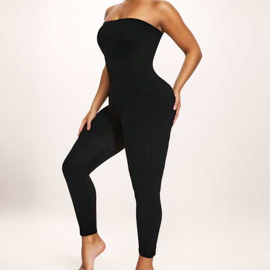 Enganliegender trägerloser Stretch-Shapewear-Bodysuit