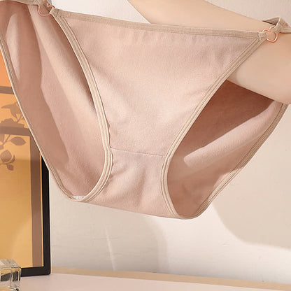 Sexy Slips aus Baumwolle mit niedrigem Bund und Herzausschnitt in Übergröße (3er-Pack)