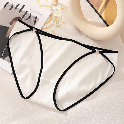 Sexy Slips aus Baumwolle mit niedrigem Bund und Herzausschnitt in Übergröße (3er-Pack)