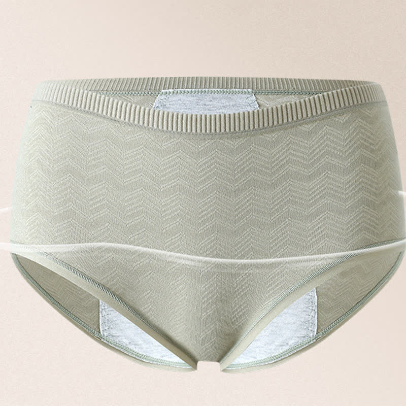 Periodenslips aus Baumwolle mit hoher Taille in Übergröße (3er-Pack)