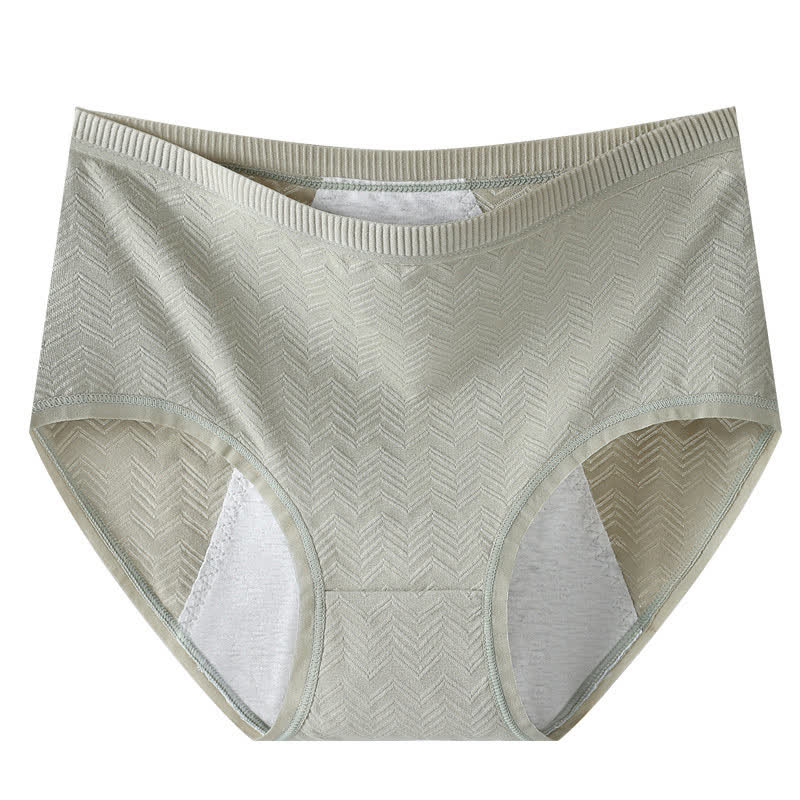 Periodenslips aus Baumwolle mit hoher Taille in Übergröße (3er-Pack)