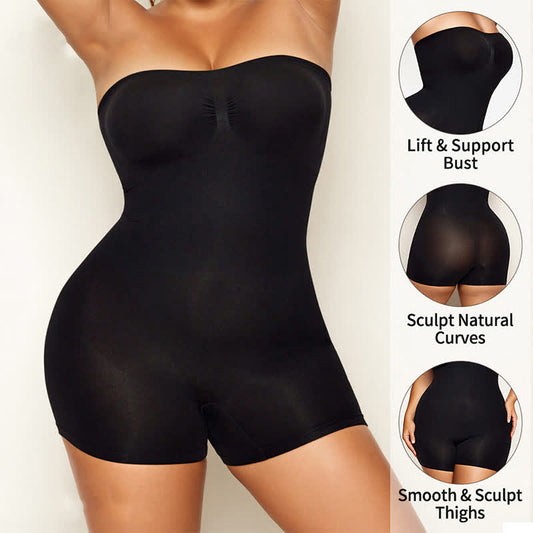 Einteiliger trägerloser Shapewear-Body