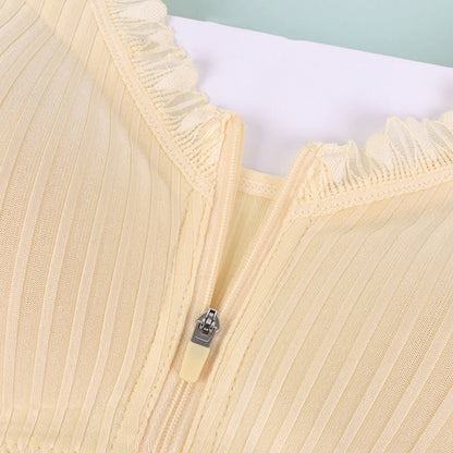 Bügelloser BH mit festem Körbchen und Reißverschluss vorne