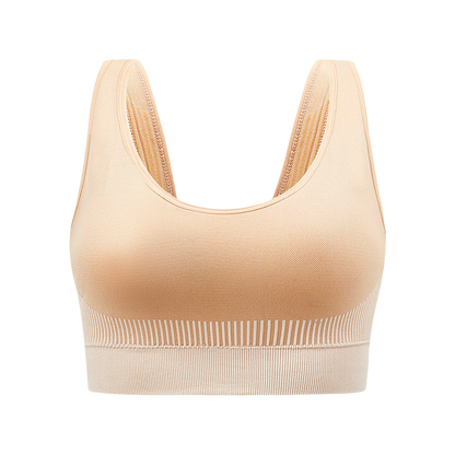 Stoßfester, schnell trocknender Sport-BH mit Streifen (2er-Pack)