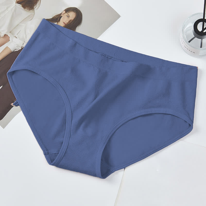Mittelhoher, hochelastischer Basic-Slip in Volltonfarbe (3er-Pack)