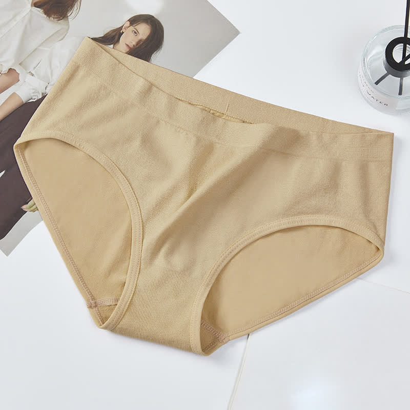Mittelhoher, hochelastischer Basic-Slip in Volltonfarbe (3er-Pack)