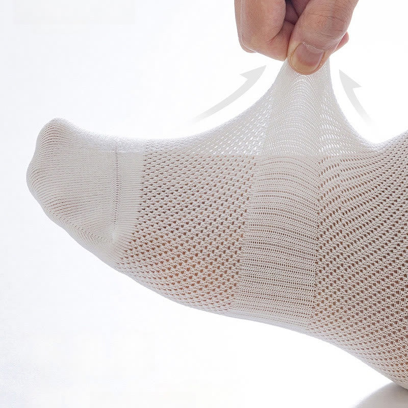 Sommerliche, einfarbige Knöchelsocken (5 Paar) - image 3