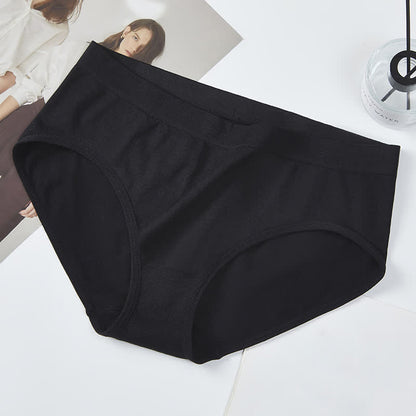Mittelhoher, hochelastischer Basic-Slip in Volltonfarbe (3er-Pack)