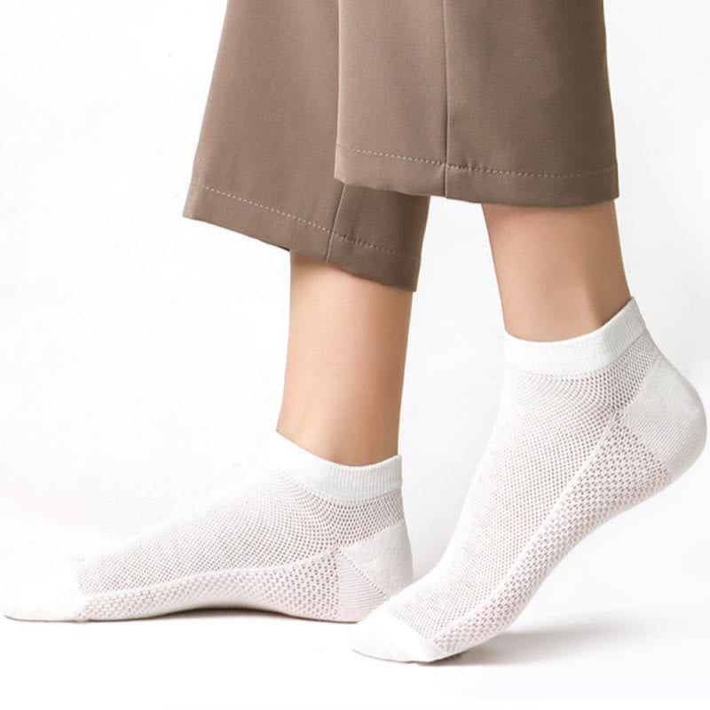 Extra große Knöchelsocken (10 Paar) - Weiß - EU45-50 (US11-15) - image 4