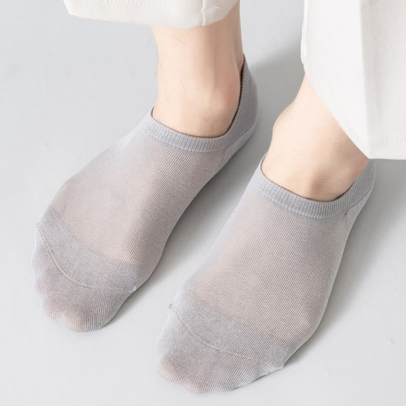 Mesh-Socken aus weicher Baumwolle, unsichtbar (5 Paar) - image 3