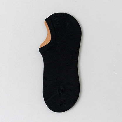 Mesh-Socken aus weicher Baumwolle, unsichtbar (5 Paar) - Schwarz - EU39-45 (US6-11) - image 12