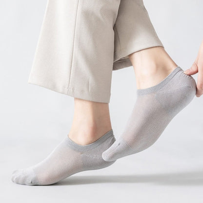 Mesh-Socken aus weicher Baumwolle, unsichtbar (5 Paar) - image 1