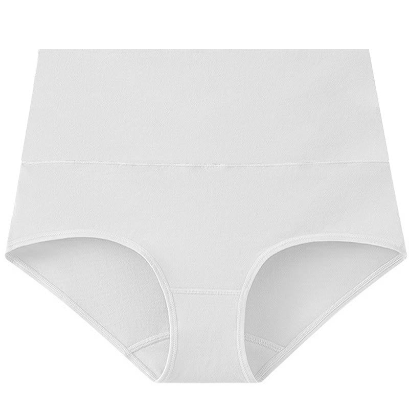 Einfarbige Basic-Slips mit hoher Taille (3er-Pack)