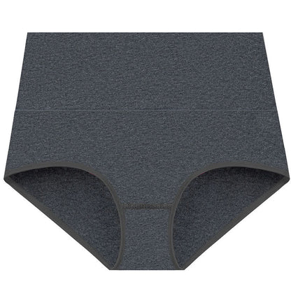 Einfarbige Basic-Slips mit hoher Taille (3er-Pack)