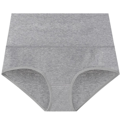 Einfarbige Basic-Slips mit hoher Taille (3er-Pack) - Hellgrau - 5XL - image 10