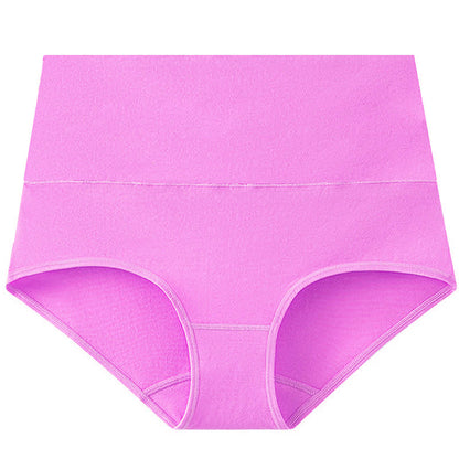 Einfarbige Basic-Slips mit hoher Taille (3er-Pack) - Lila - 5XL - image 3
