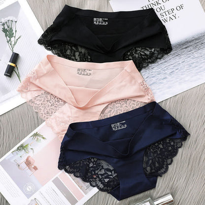 Sexy Slips mit mittelhohem Bund und Eisspitze (3er-Pack)