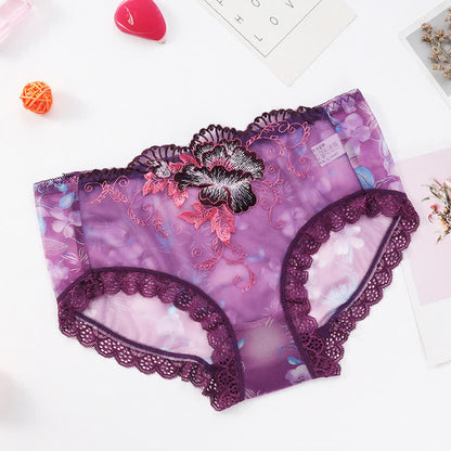 Sexy Slips mit bestickter Spitze in Übergröße (3er-Pack)
