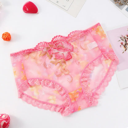 Sexy Slips mit bestickter Spitze in Übergröße (3er-Pack)