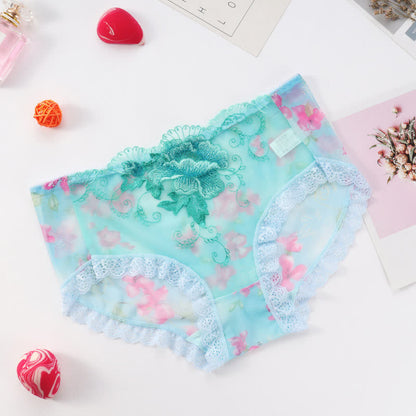 Sexy Slips mit bestickter Spitze in Übergröße (3er-Pack)