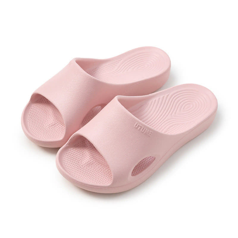 Einfarbige, rutschfeste EVA-Badezimmerrutschen mit Fußgewölbeunterstützung - Rosa - EU37-38 (US4.5) - image 2