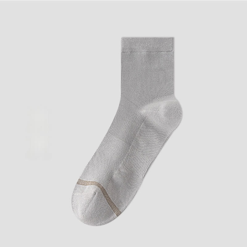 Business-Style-Viertelsocken (5 Paar) - Hellgrau - EU39-44 (US6-10) - image 9