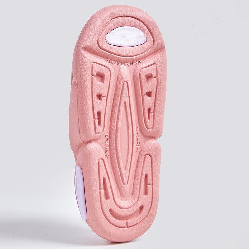 Rutschfeste Home Slides mit Farbblock-Fußgewölbeunterstützung