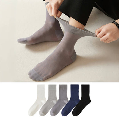 Transparente Viertelsocken in Übergröße (5 Paar)