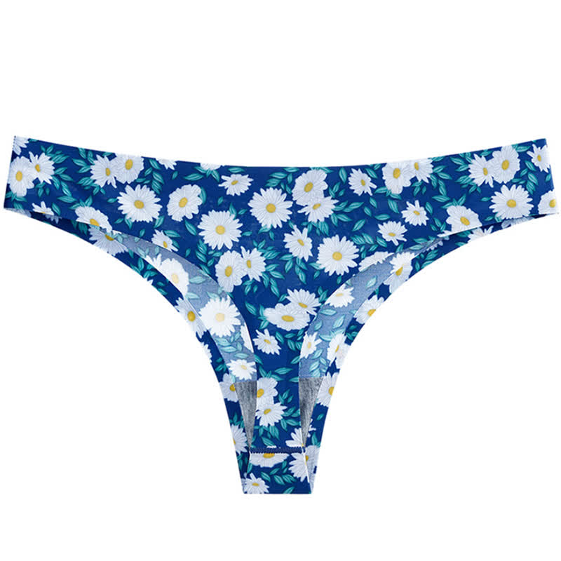 Sexy Tangas mit niedrigem Bund, nahtlos bedruckt (3er-Pack)