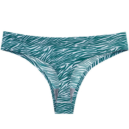Sexy Tangas mit niedrigem Bund, nahtlos bedruckt (3er-Pack)