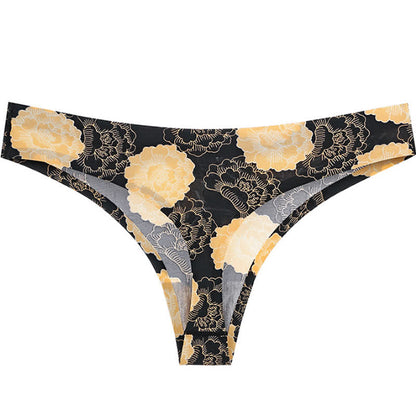 Sexy Tangas mit niedrigem Bund, nahtlos bedruckt (3er-Pack)