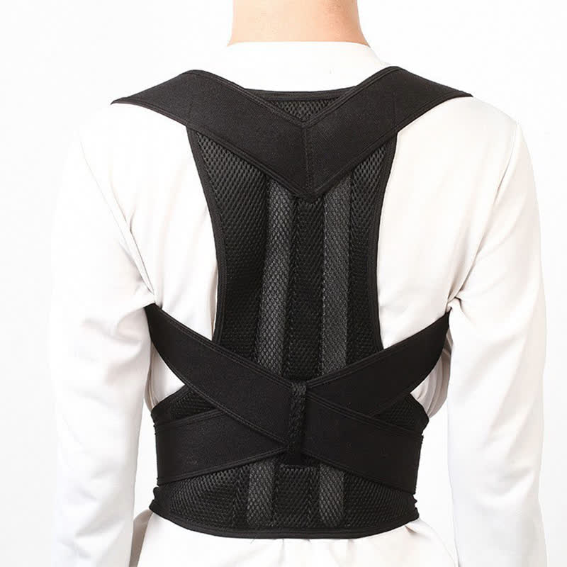 Haltungskorrekturgürtel, Rücken- und Schulterstütze (2 Packungen) - Schwarz - 3XL - image 5