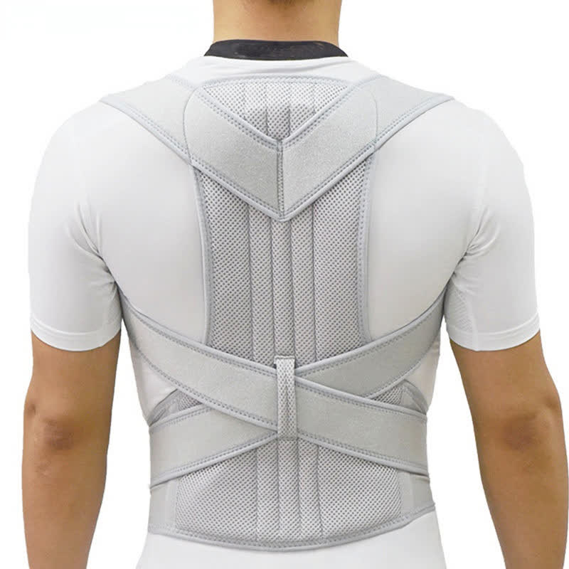 Haltungskorrekturgürtel, Rücken- und Schulterstütze (2 Packungen) - Grau - 3XL - image 8