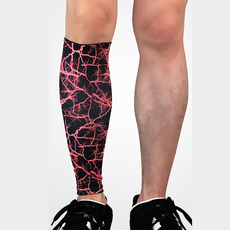 Kompressionsstrümpfe für rissige Waden in Übergröße - Rot - XL - image 1