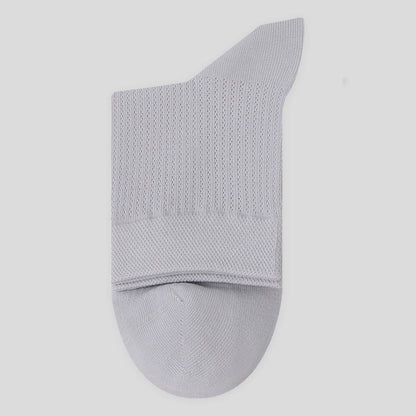 Einfarbige Viertelsocken aus Baumwollnetz (7 Paar)