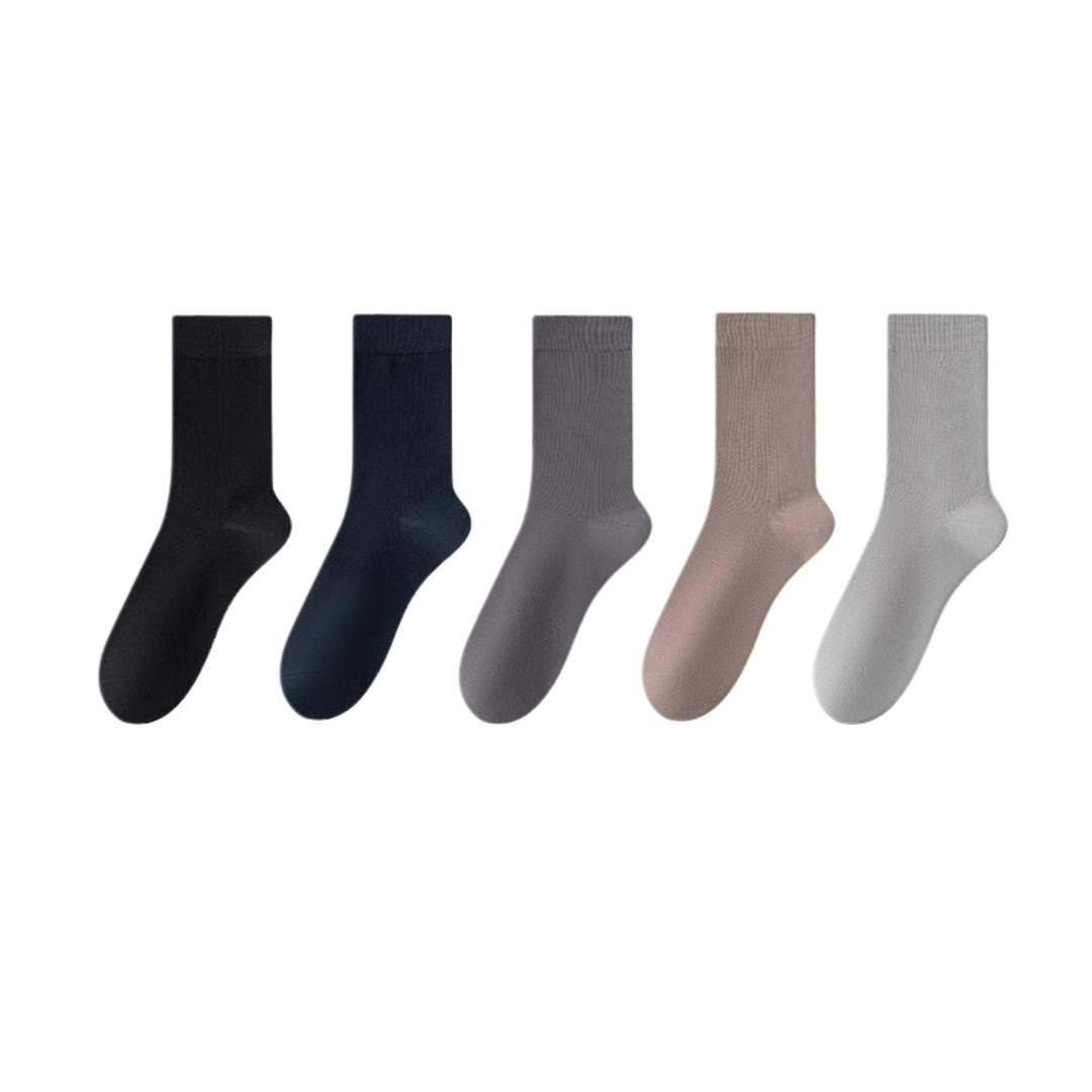 Stilvolle Viertelsocken aus Baumwolle in Übergröße (5 Paar)