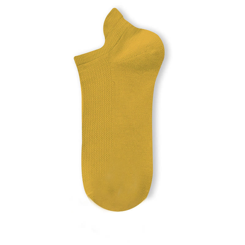 Leichte, atmungsaktive Knöchelsocken (5 Paar) - Gelb - EU40-45 (US7-11) - image 10