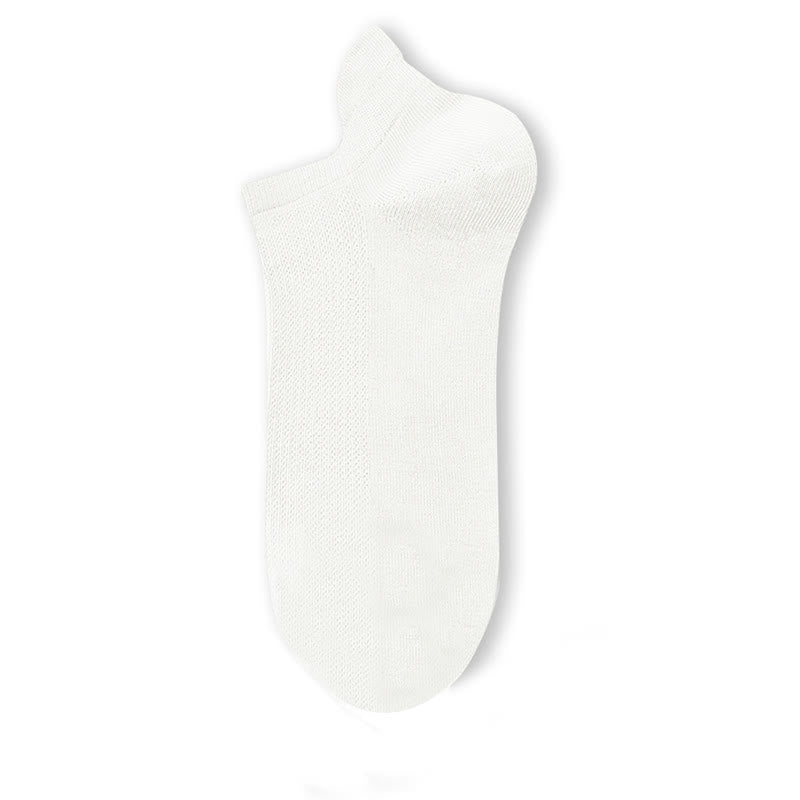 Leichte, atmungsaktive Knöchelsocken (5 Paar) - Weiß - EU40-45 (US7-11) - image 11